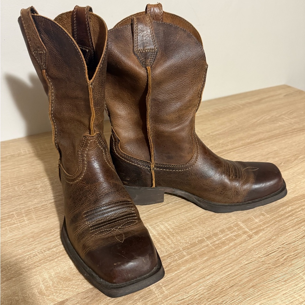 Ariat Rambler Men's 8.5D Brown Leather Boots